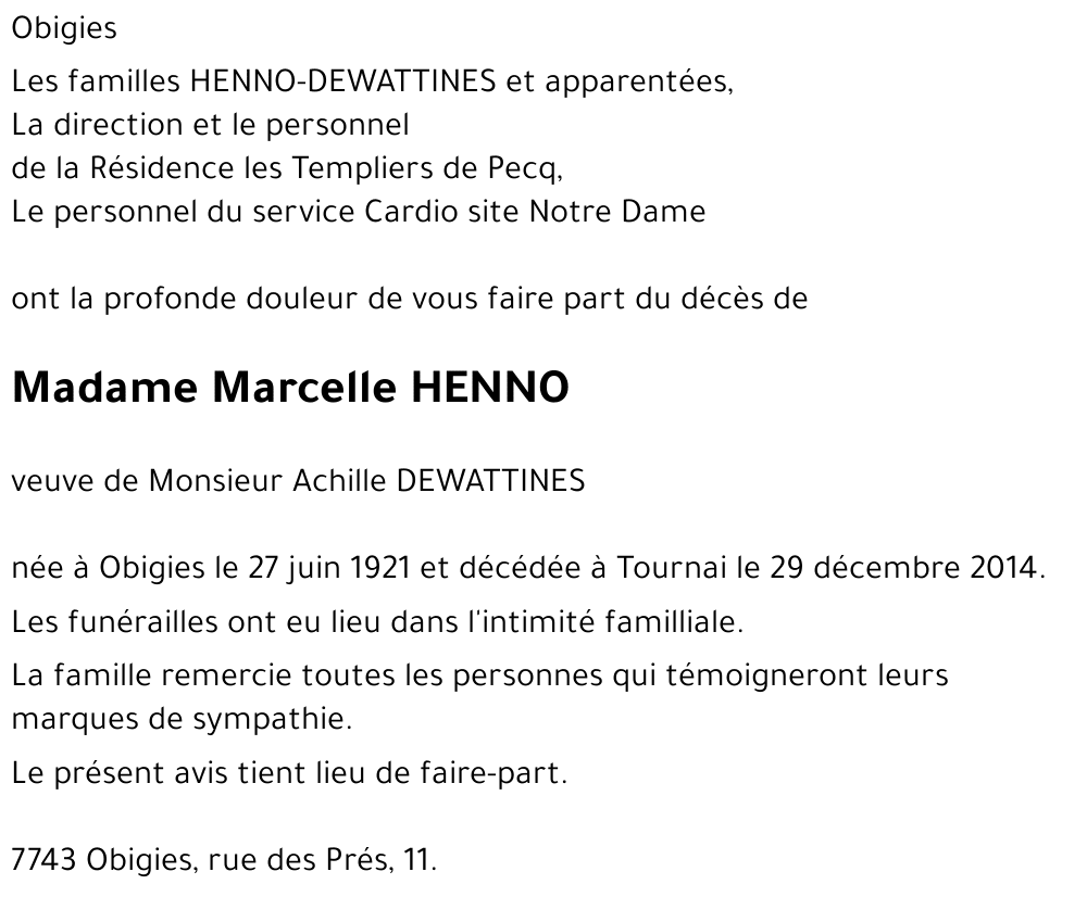 Marcelle HENNO