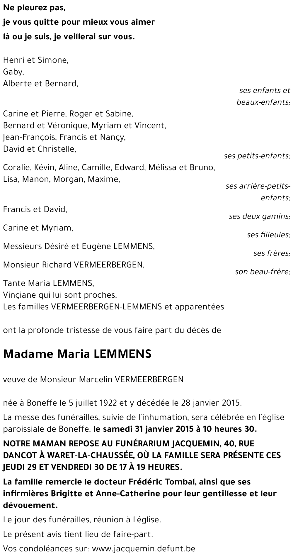 Maria LEMMENS