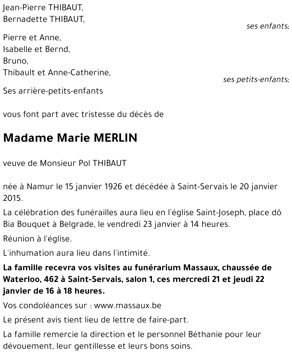 Marie MERLIN