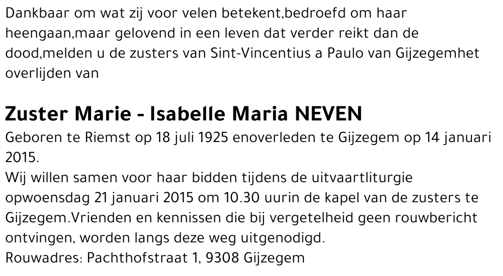Marie Neven