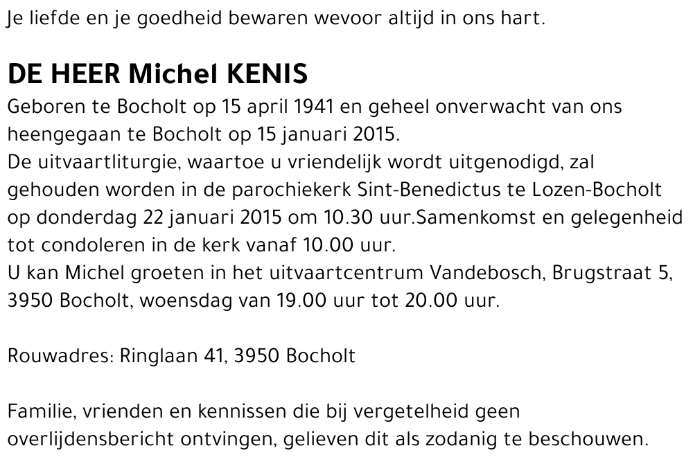 Michel KENIS