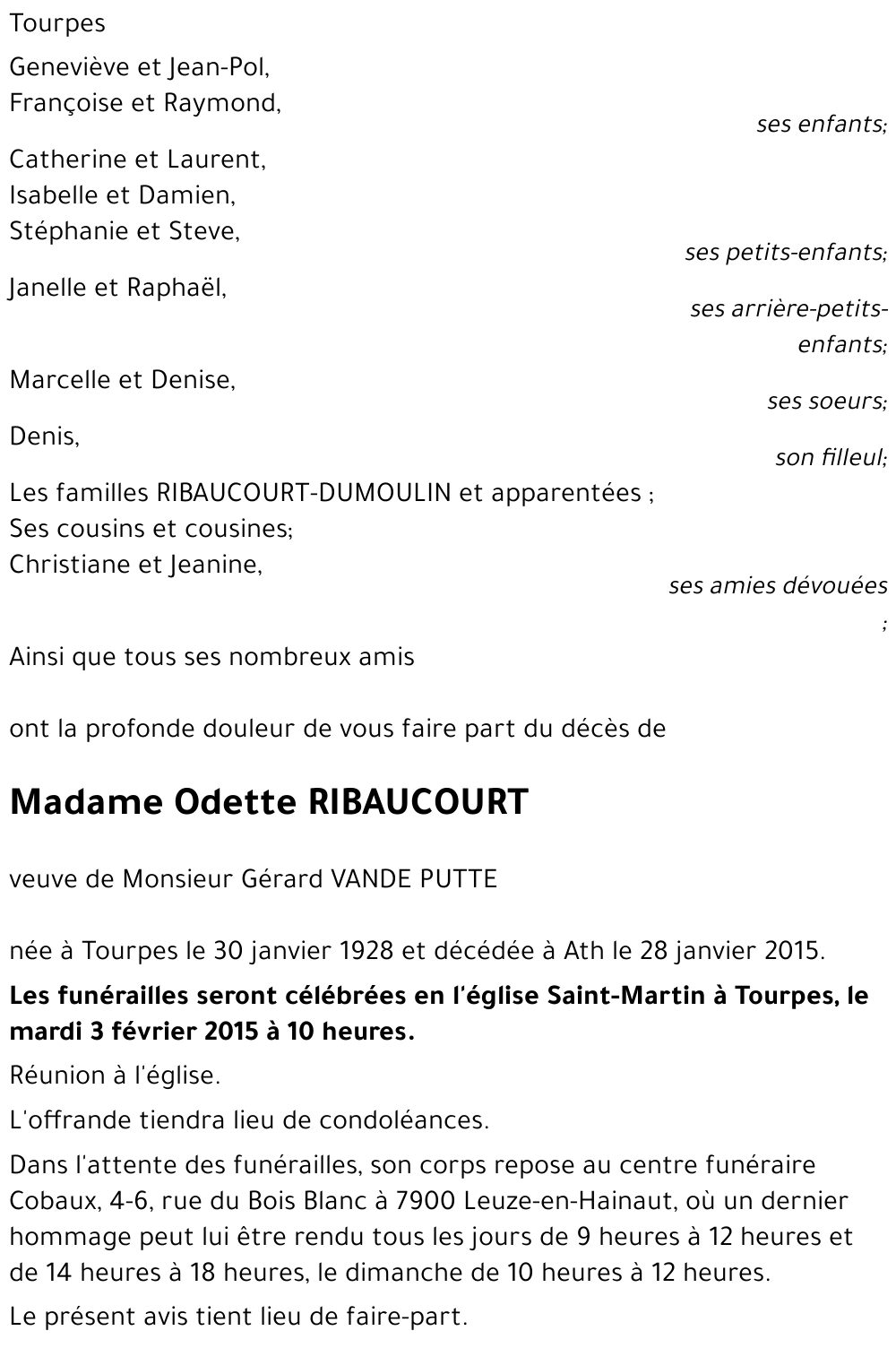 Odette Ribaucourt