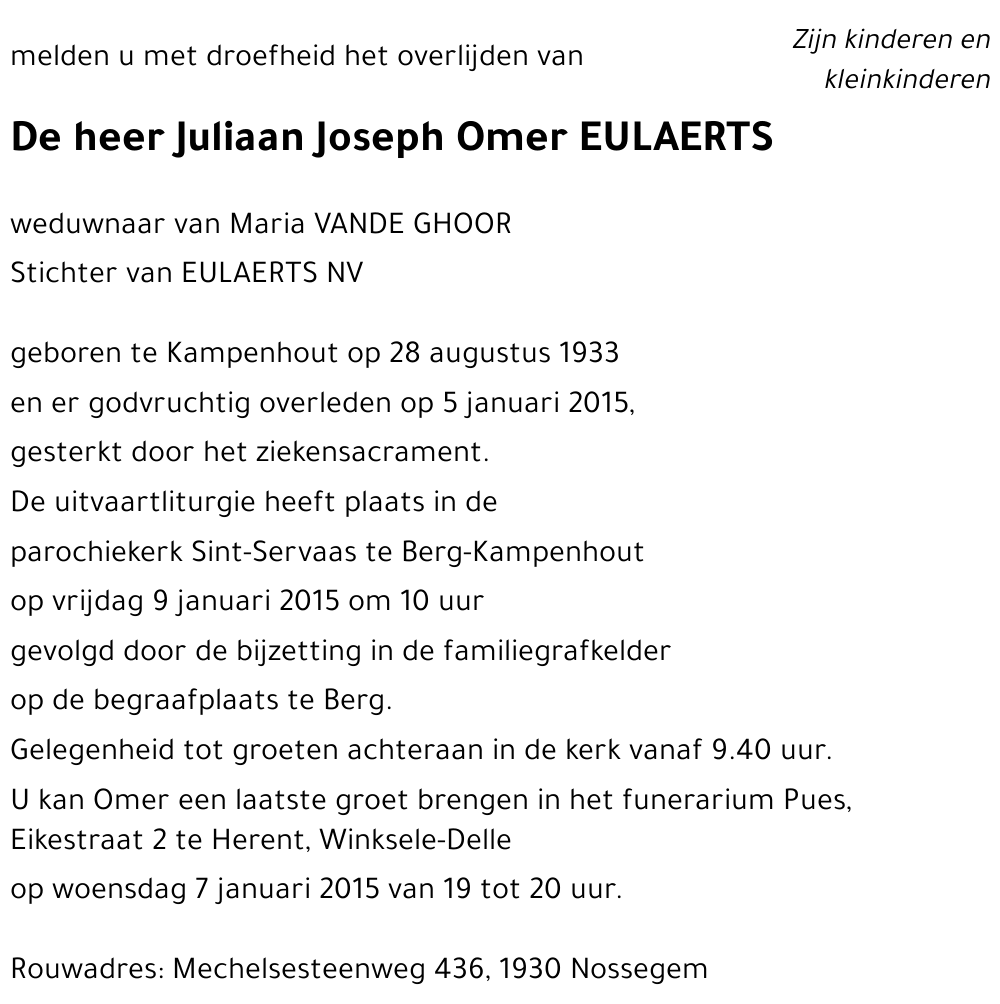 Omer Eulaerts