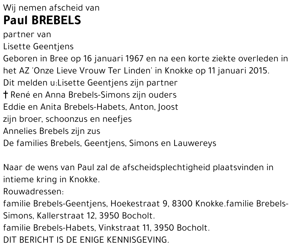 Paul Brebels