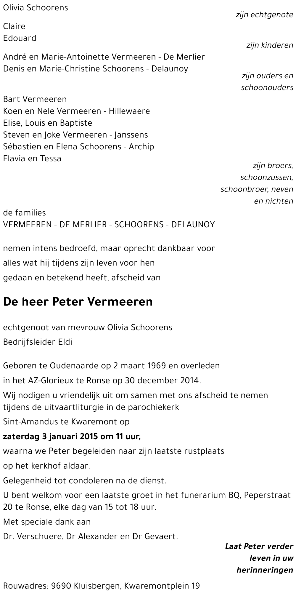 Peter Vermeeren
