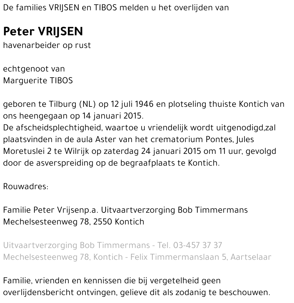 Peter Vrijsen