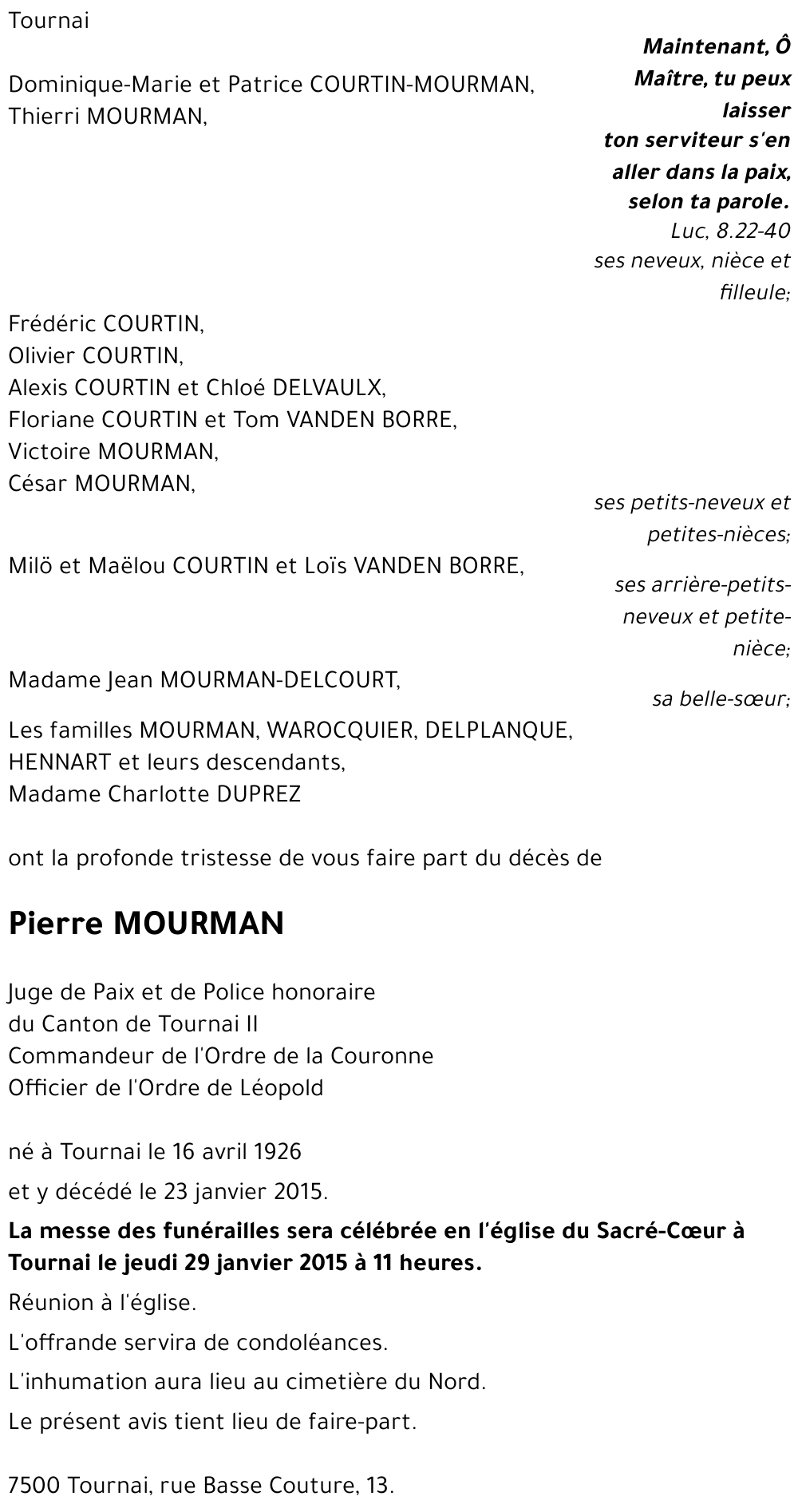 Pierre MOURMAN
