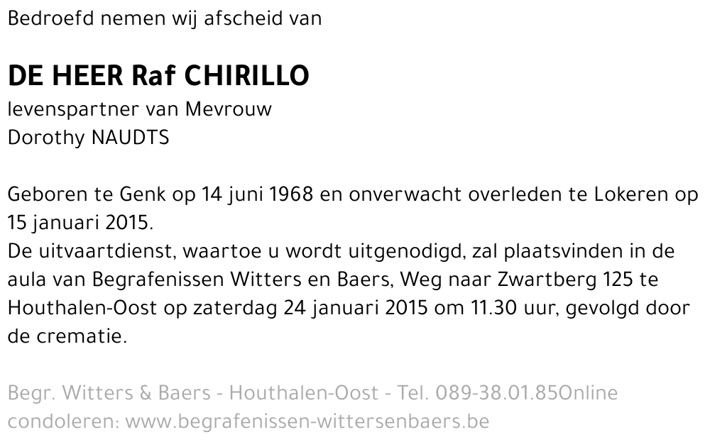 Raf Chirillo