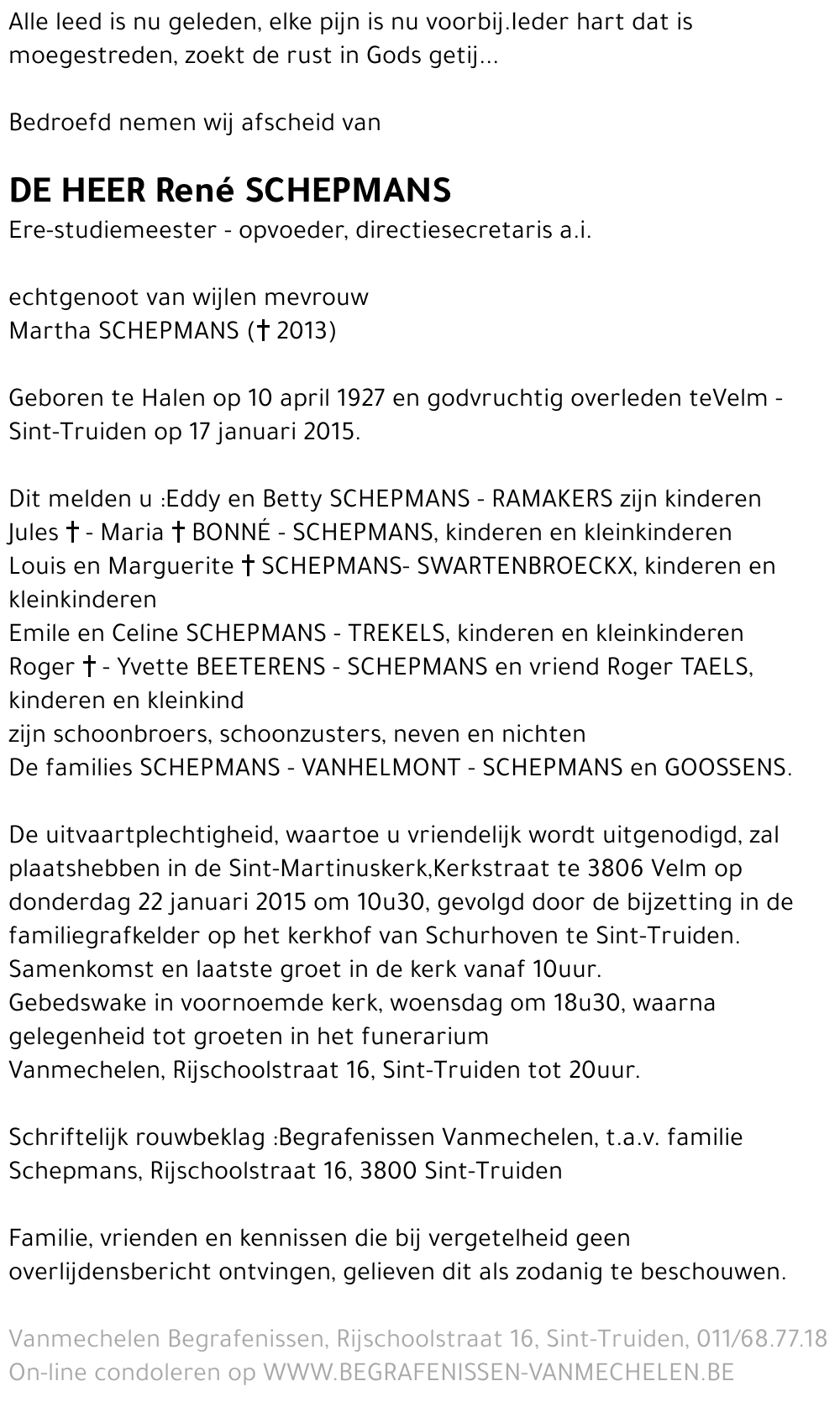 René Schepmans