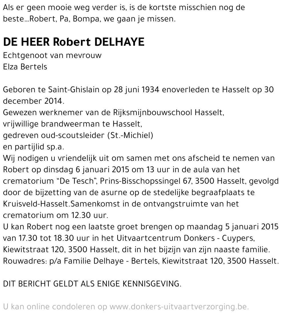 Robert Delhaye
