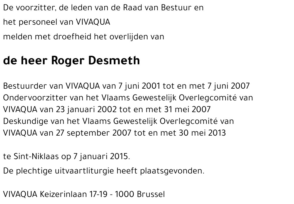 Roger Desmeth