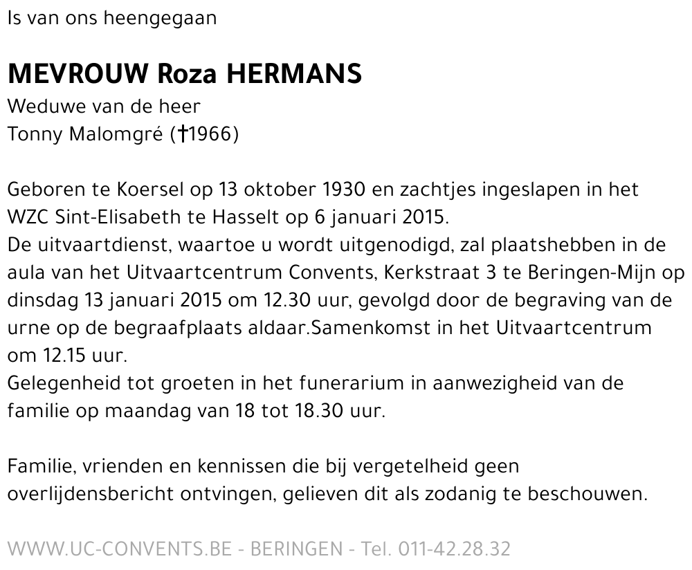Roza Hermans