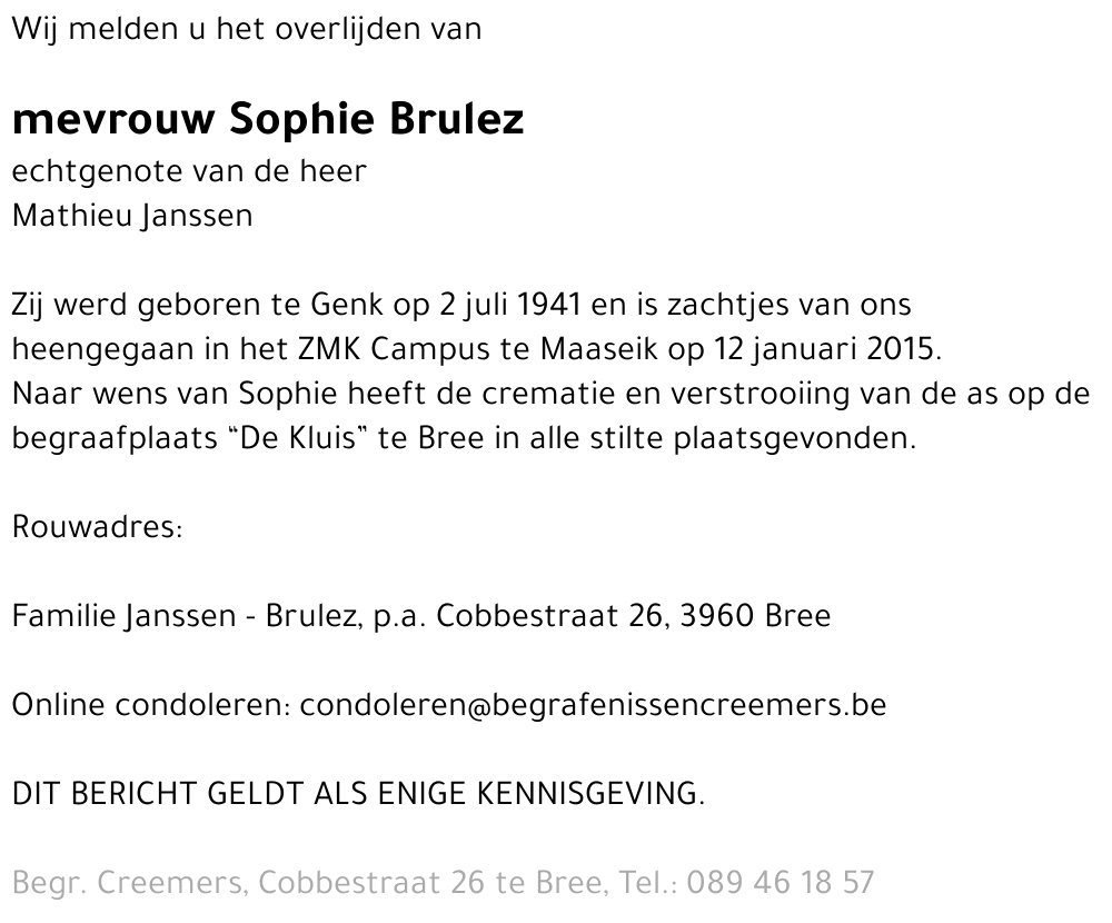 Sophie Brulez