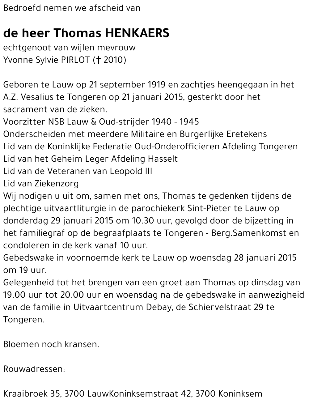 Thomas HENKAERS