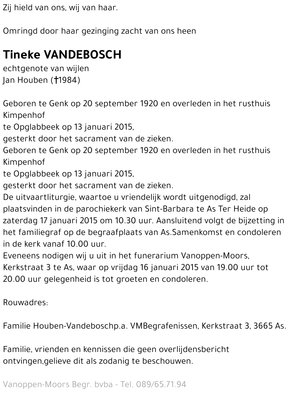 Tineke Vandebosch