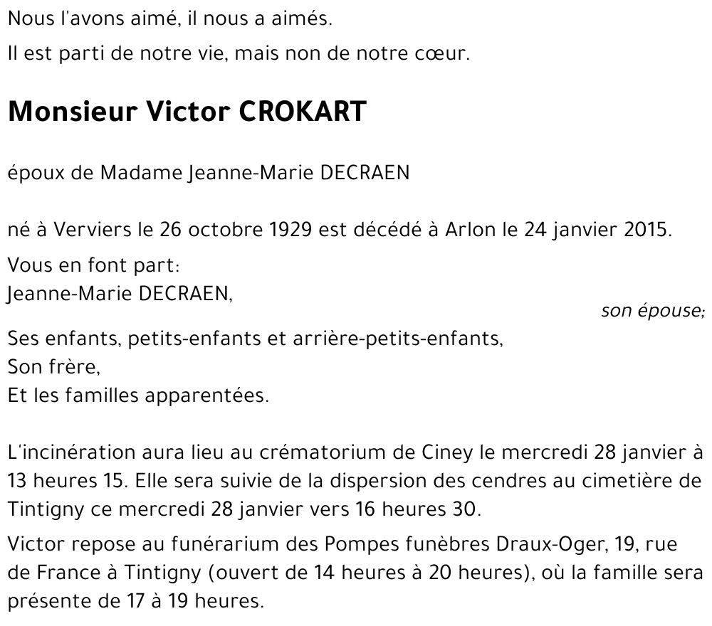Victor CROKART