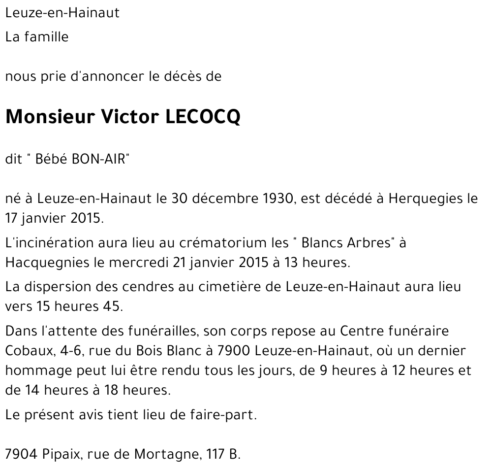 Victor Lecocq