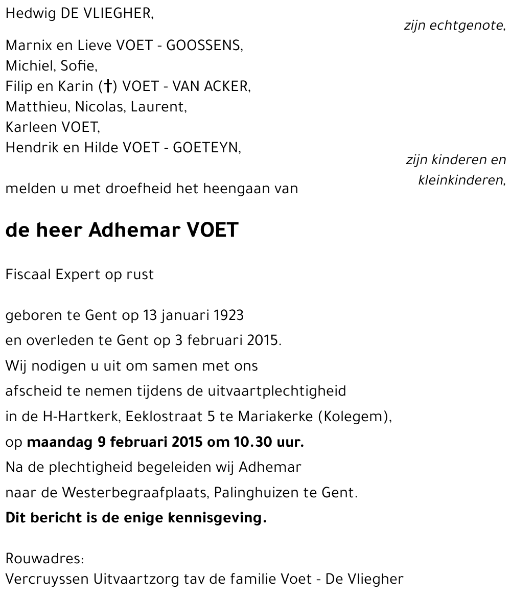 Adhemar VOET