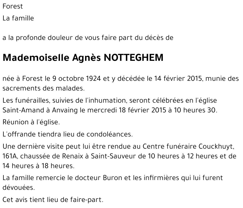 Agnès NOTTEGHEM
