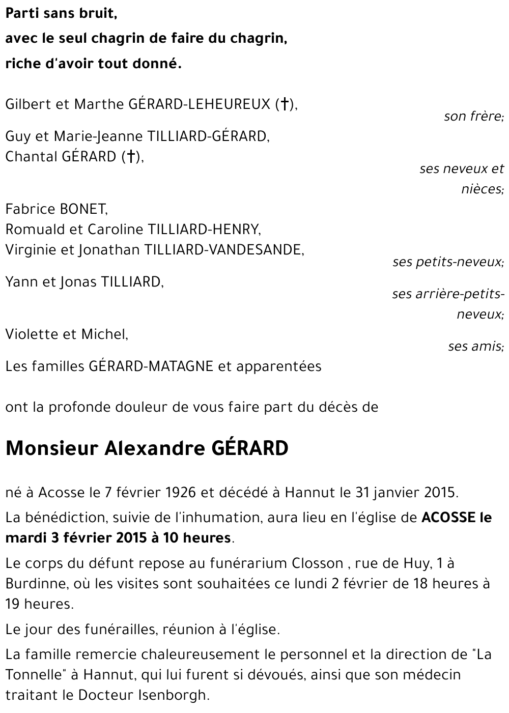 Alexandre GÉRARD