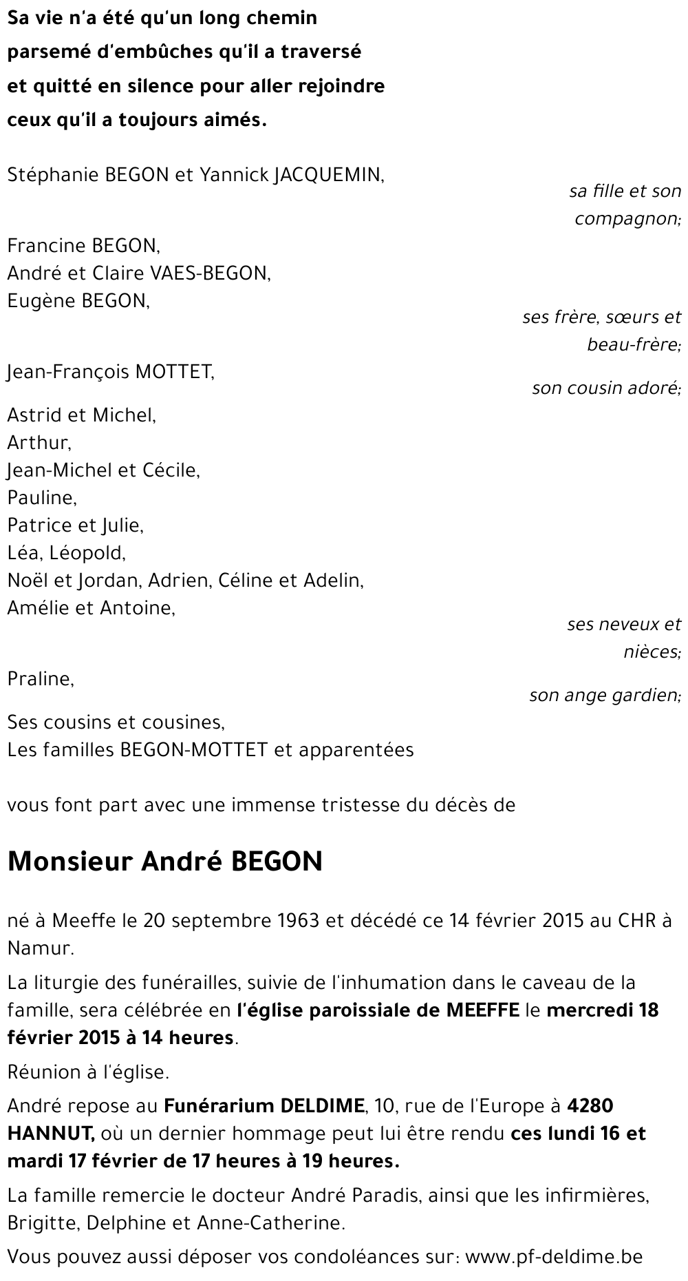 André BEGON