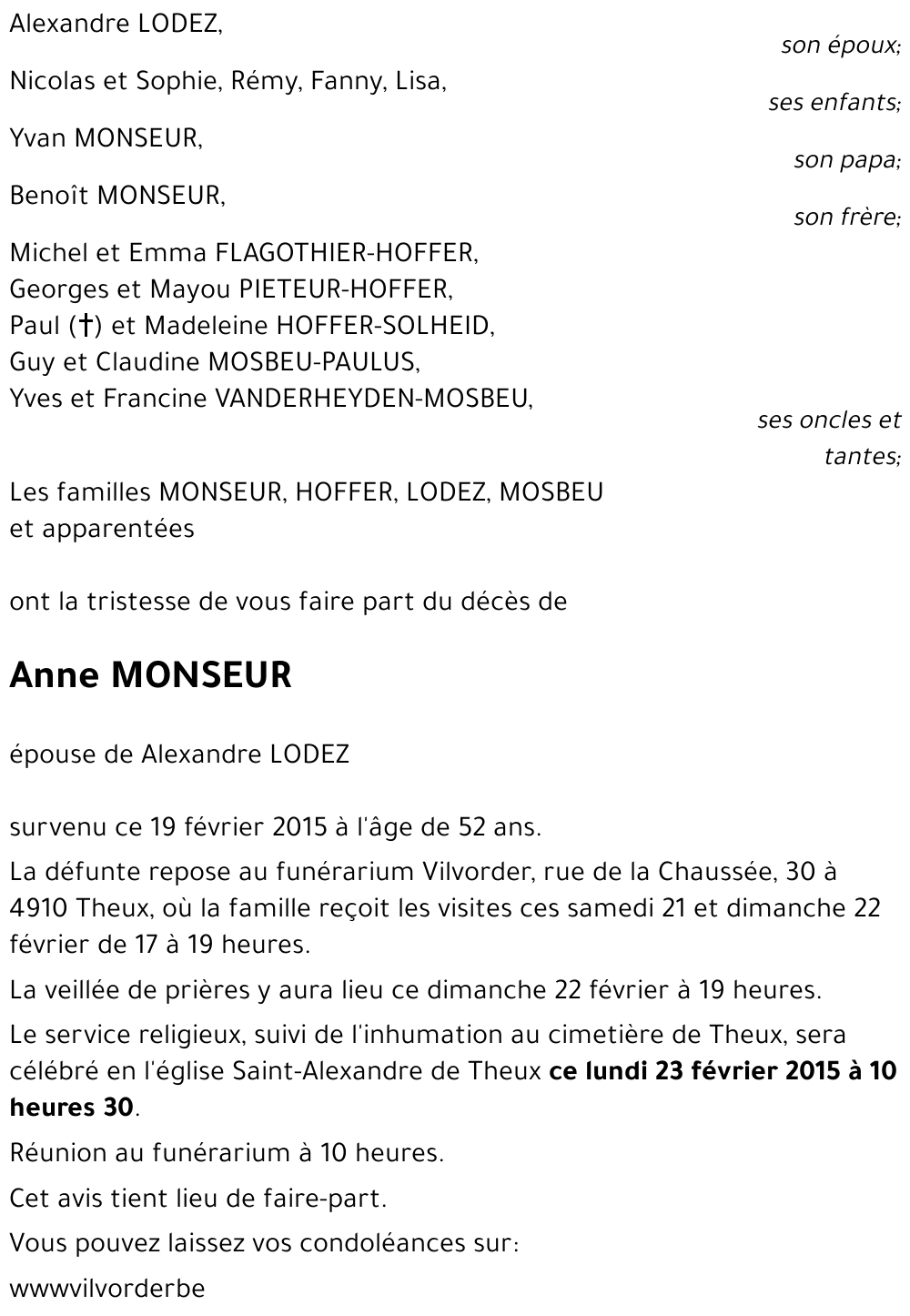 Anne MONSEUR