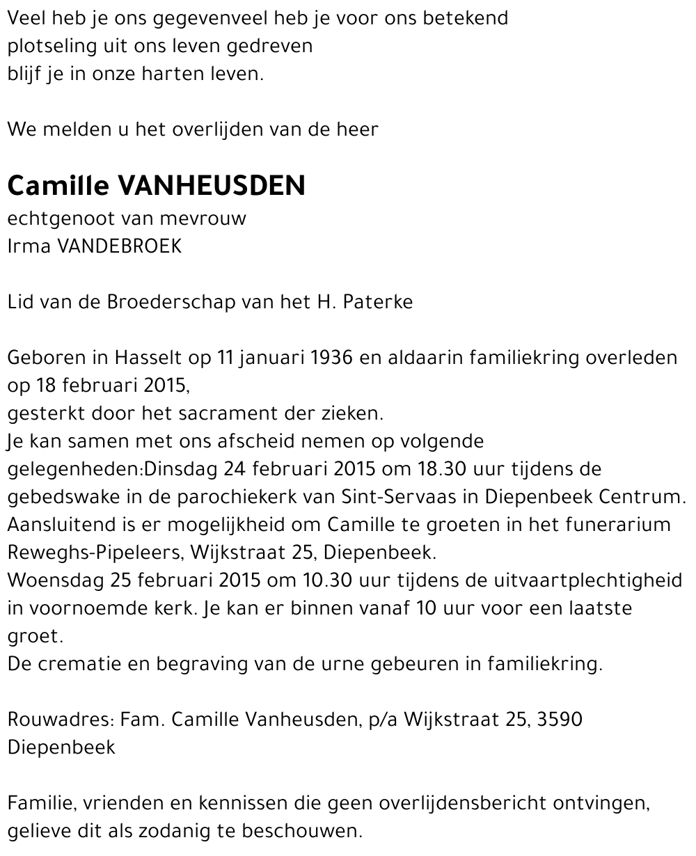 Camille Vanheusden