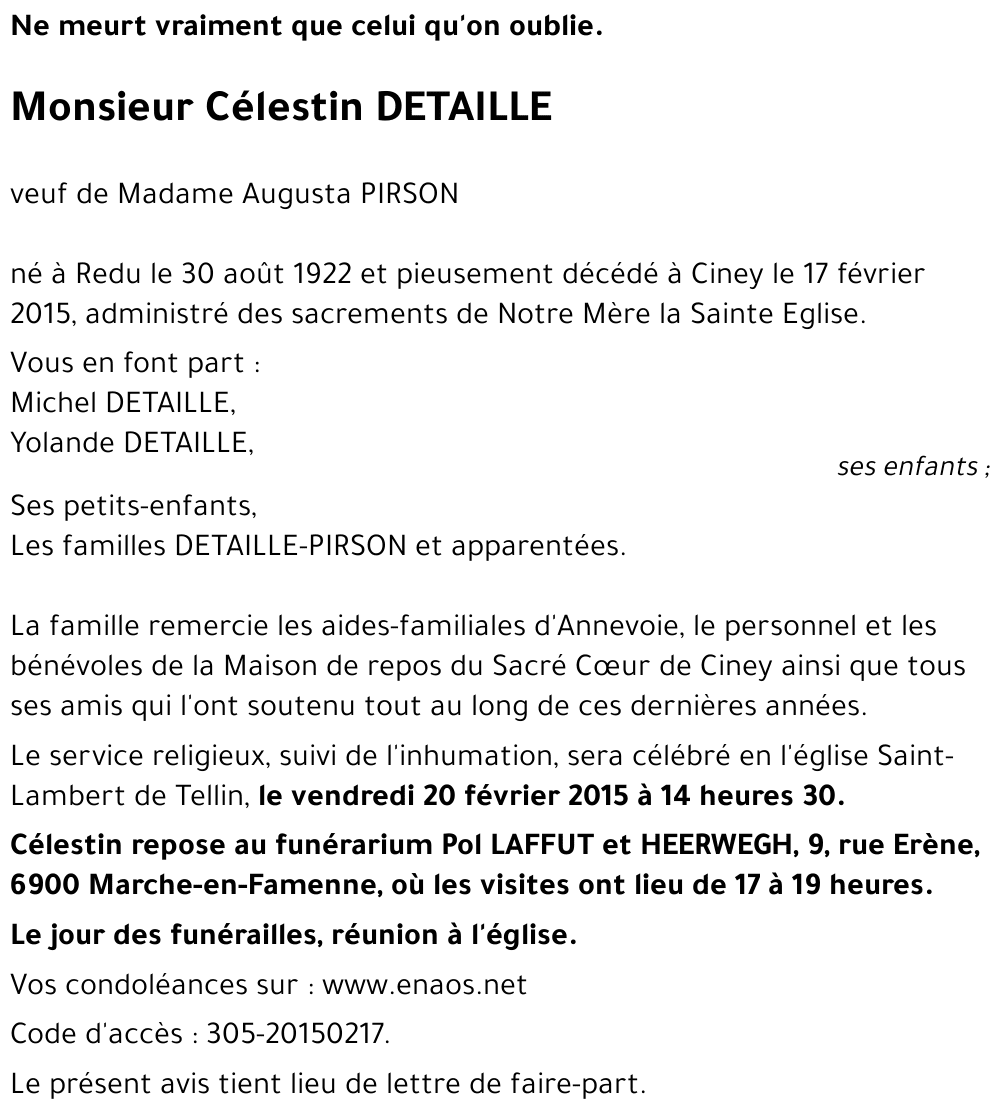 Célestin DETAILLE