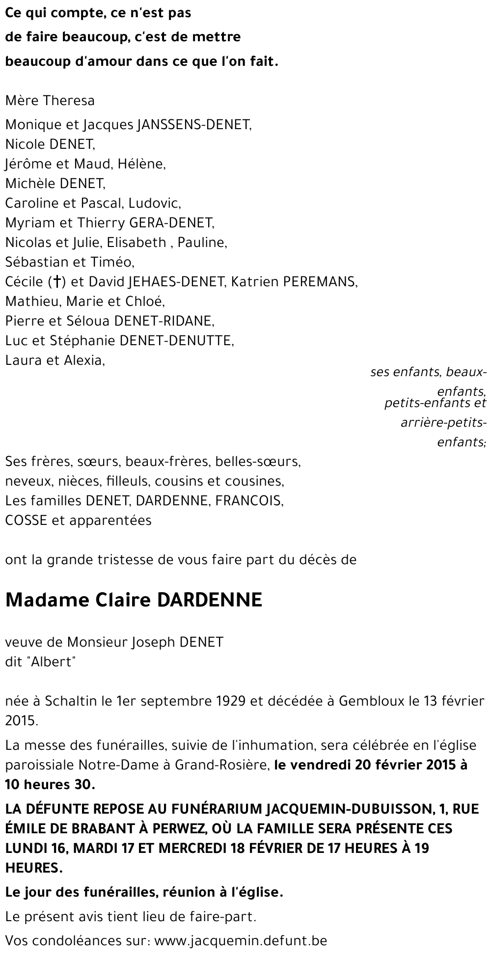 Claire DARDENNE