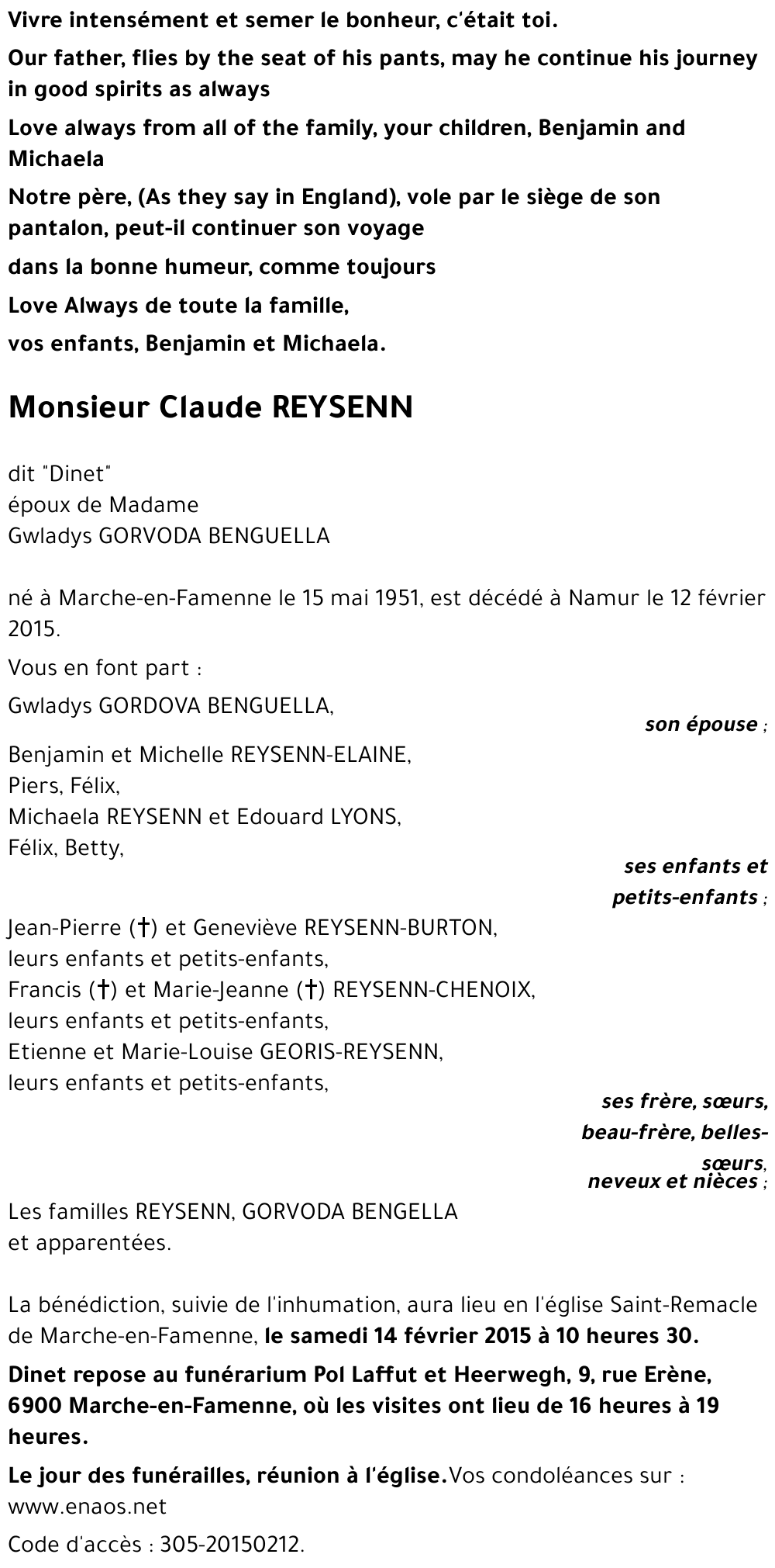 Claude REYSENN