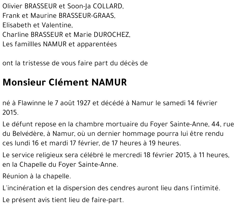 Clément NAMUR