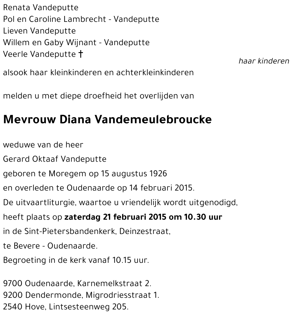 Diana Vandemeulebroucke