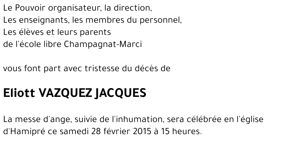 Eliott VAZQUEZ JACQUES