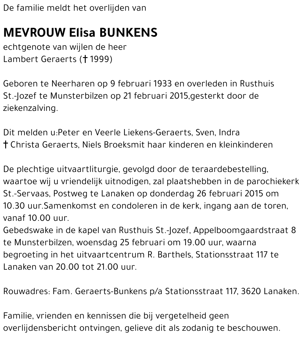 Elisa Bunkens