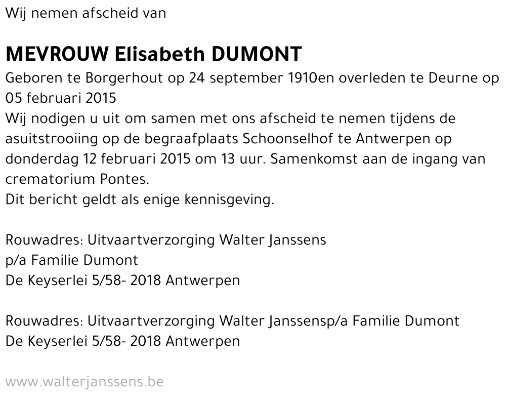 Elisabeth Dumont