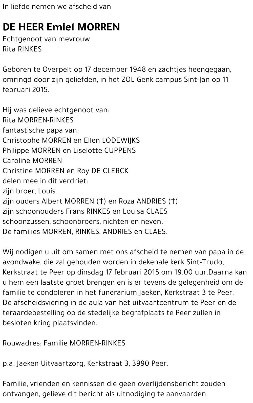 Emiel MORREN