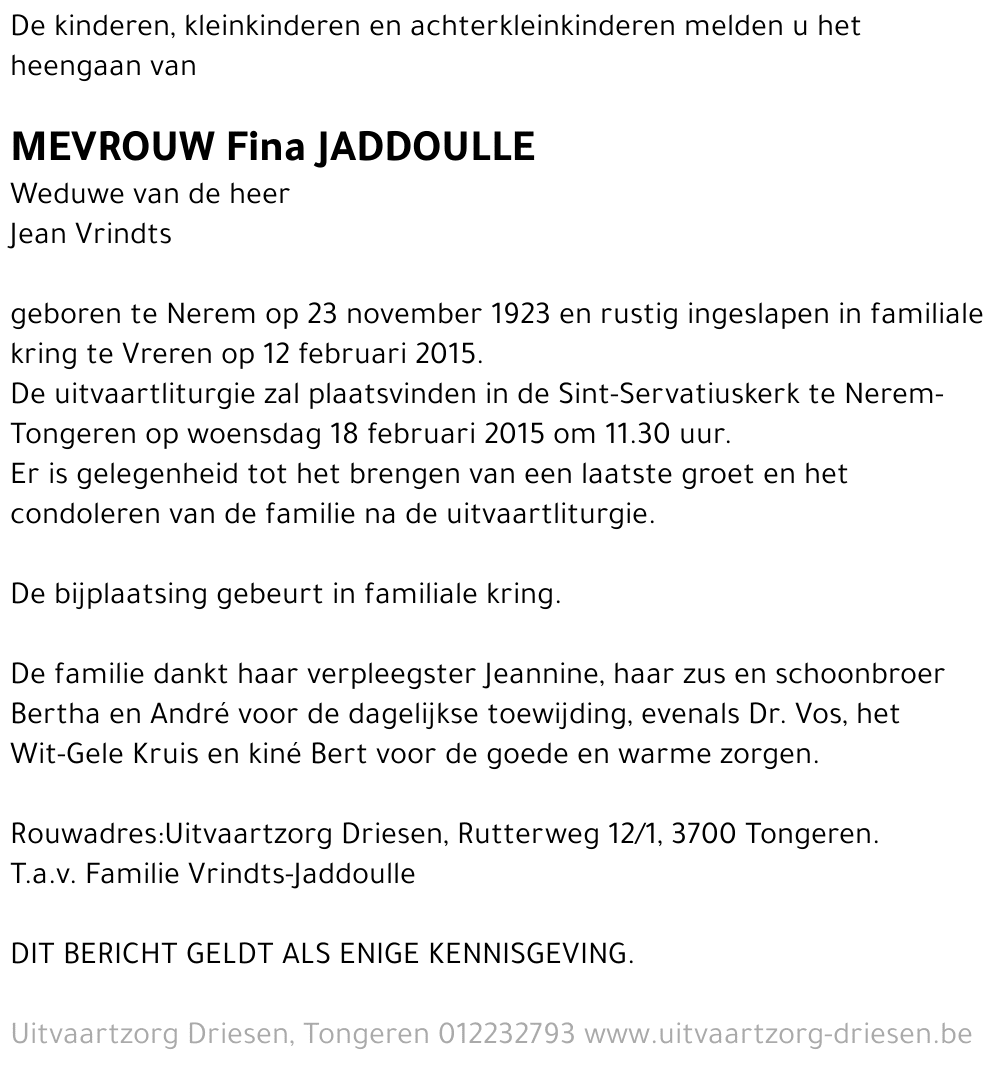 Fina Jaddoulle