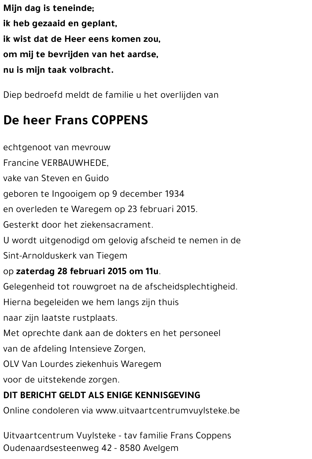 Frans Coppens
