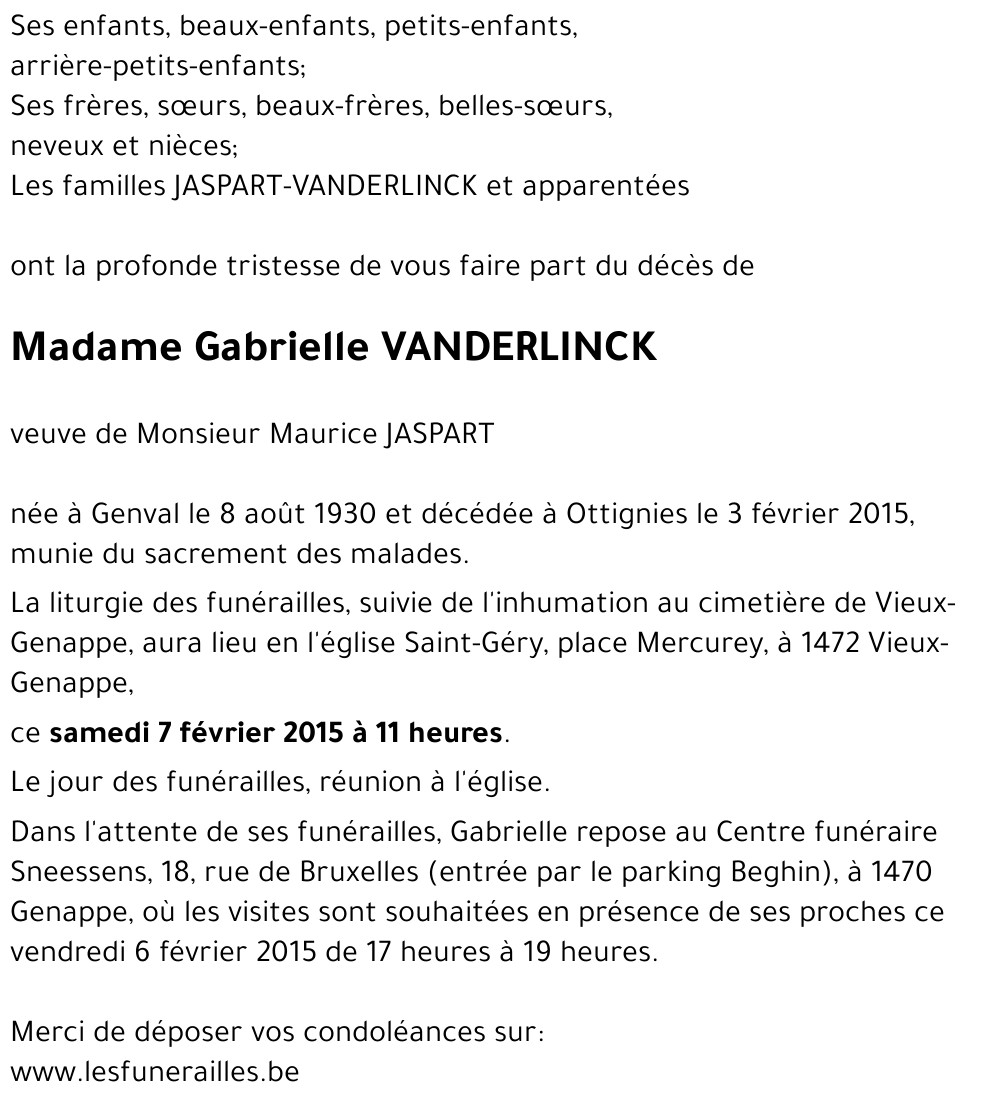 Gabrielle VANDERLINCK