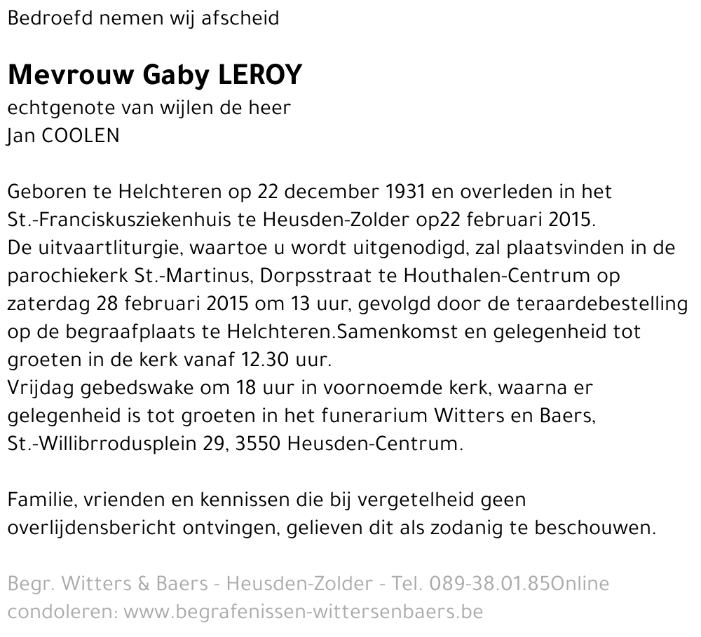Gaby Leroy