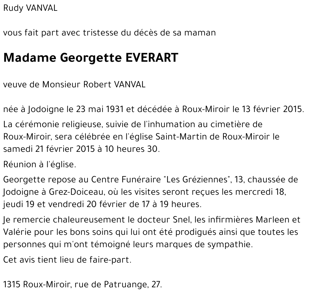 Georgette EVERART