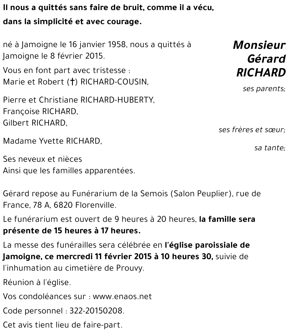 Gérard RICHARD