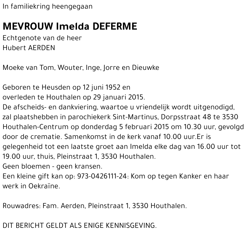 Imelda DEFERME