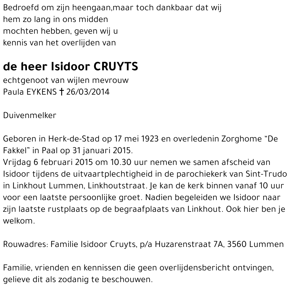 Isidoor Cruyts
