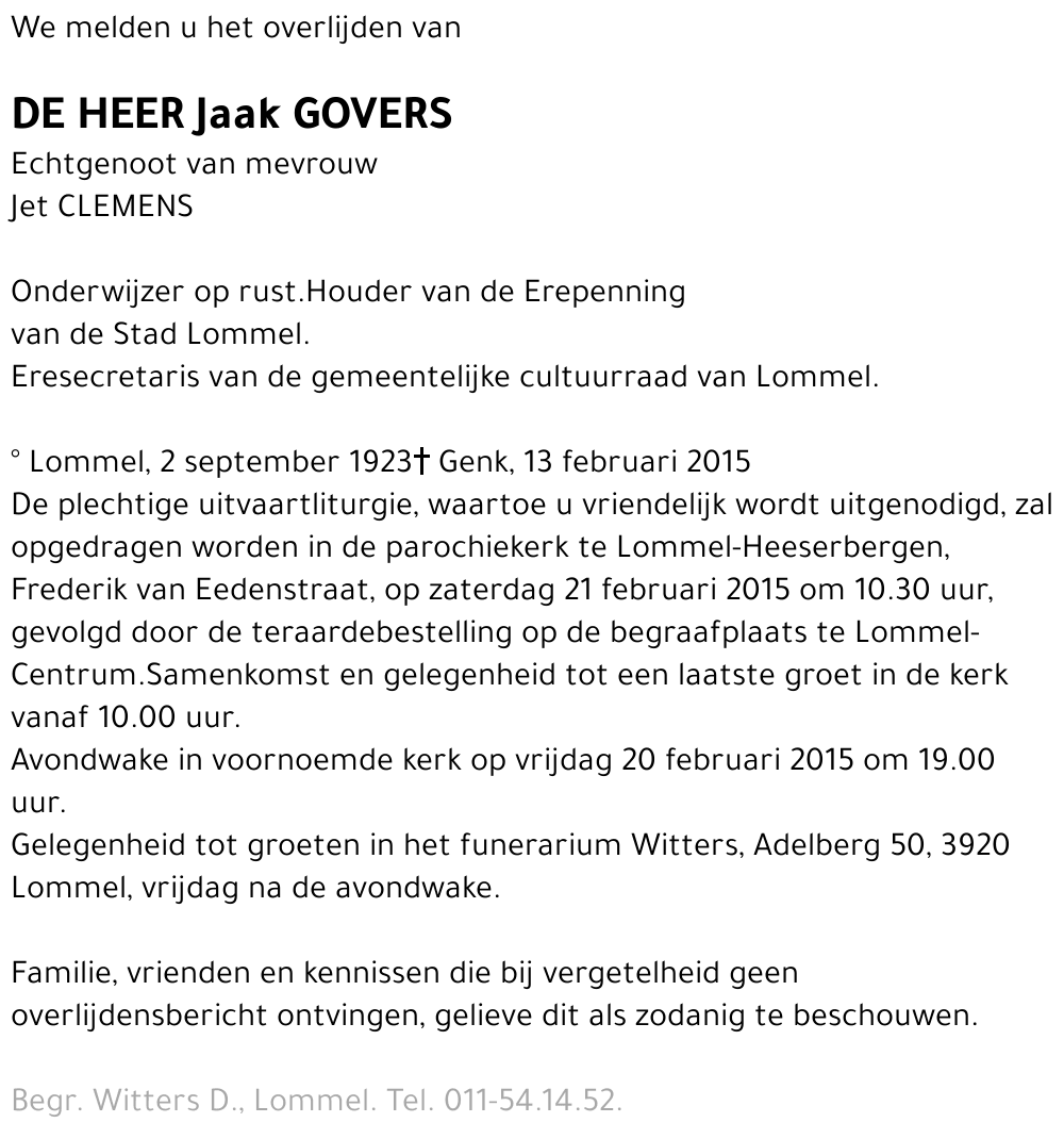 Jaak Govers