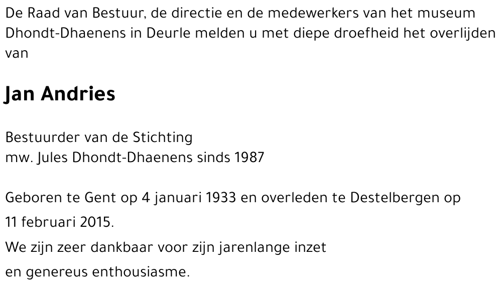 Jan Andries