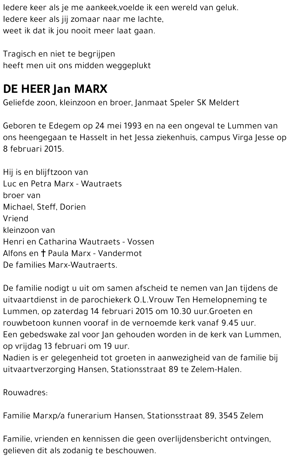 Jan MARX