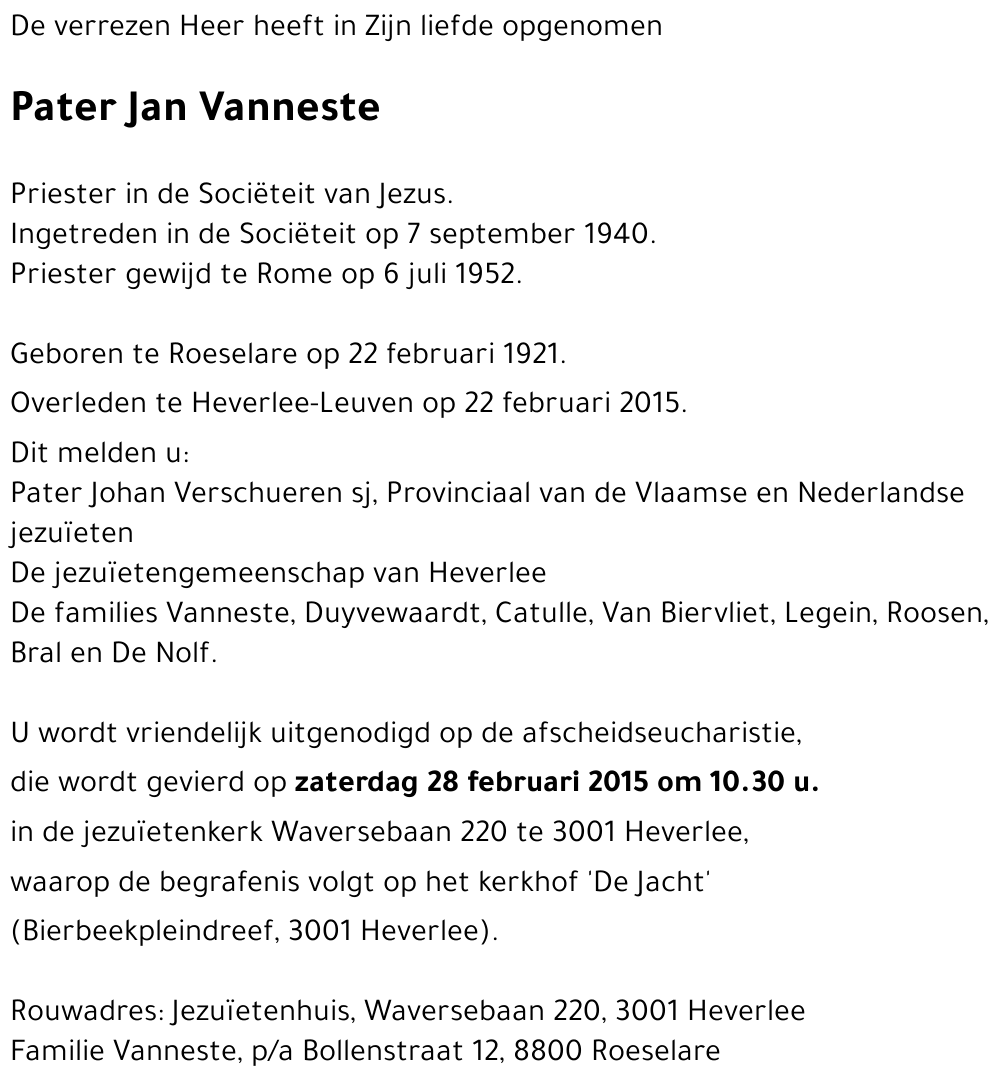 Jan Vanneste