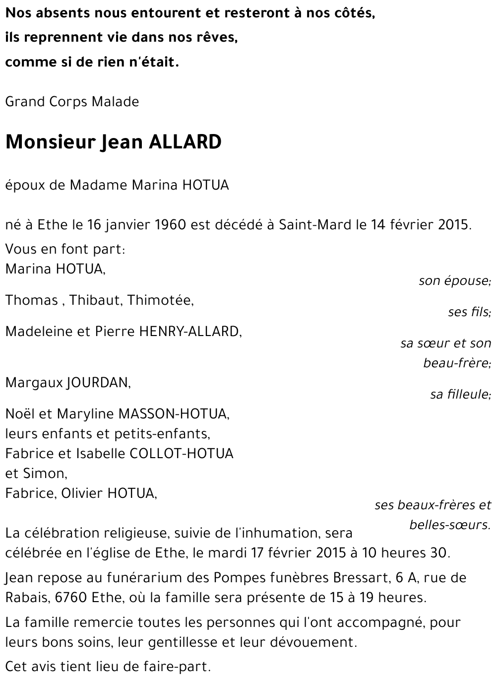 Jean ALLARD 