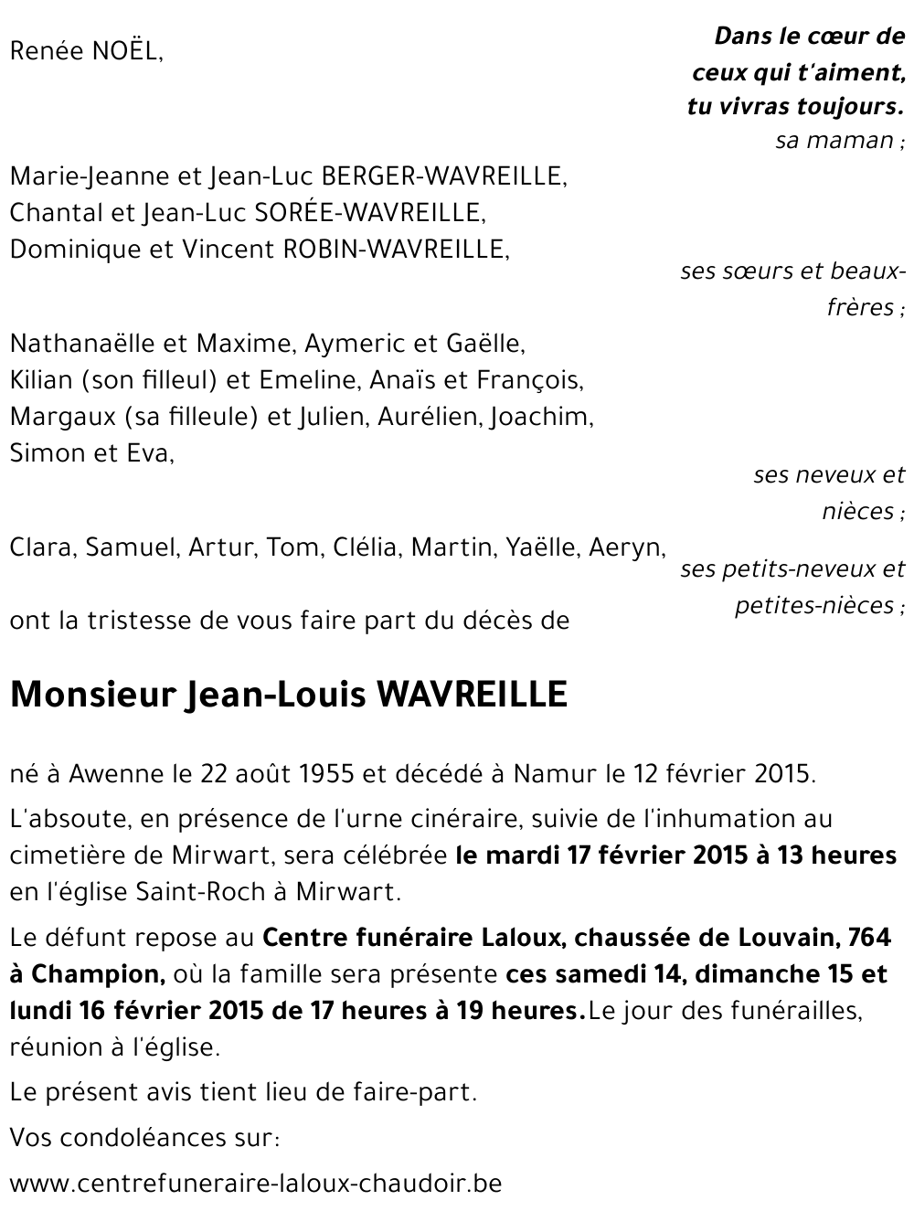 Jean-Louis WAVREILLE